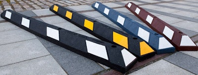 All Colors of Rubber Parking Blocks
