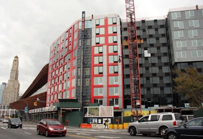 Once complete, the B2 BKLYN residential building is set to become the world's tallest modular building.