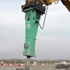 Montabert offers an automatic speed variation system on its heavy range breakers to adjust the impact energy and striking rate to match material hardness.