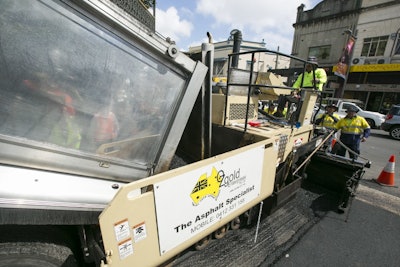 The City of Sydney’s first street was laid with TonerPave on September 16th, 2014.