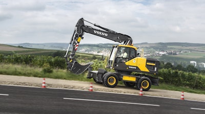 Volvo EW180E wheeled excavator 555b4c50b85ce