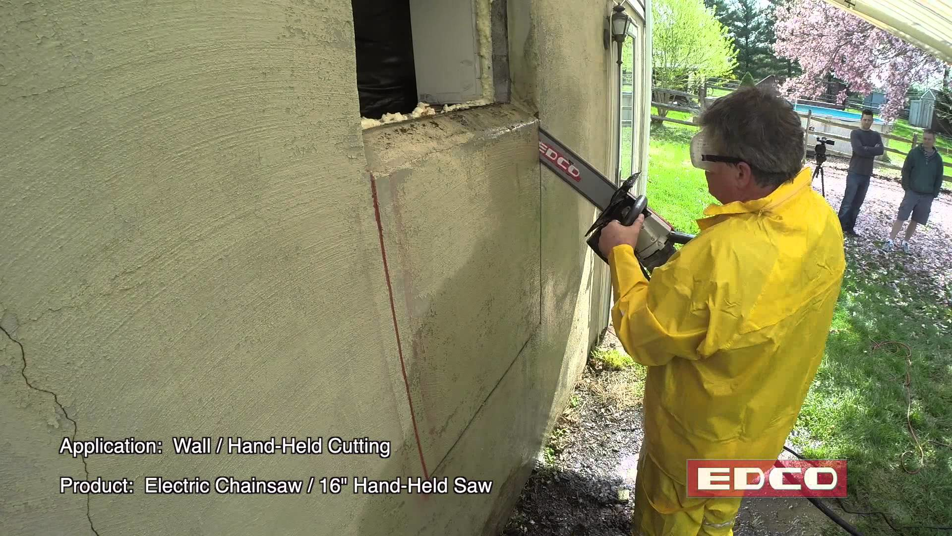 Video: EDCO Product Application for Wall and Handheld Cutting