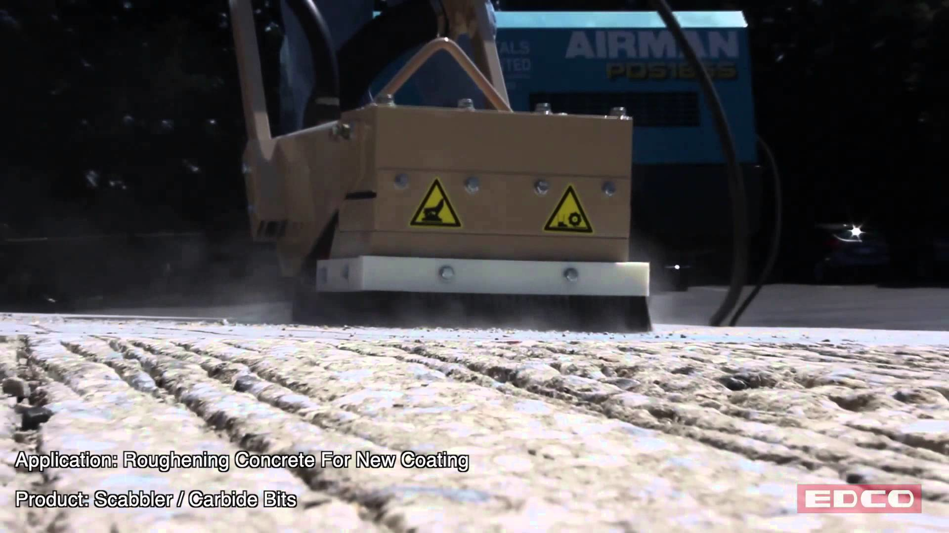 Video: EDCOProduct Application for Roughening Concrete for New Coating