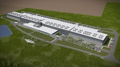 The data center project planned for North Fort Worth would start out with a 250,000-square-foot building and would be tripled in size over time.