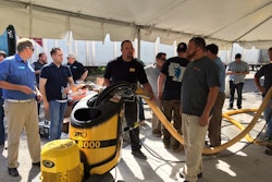 With approximately 55 people in attendance, LATICRETE and SASE Company recently joined together to focus on training operators on how to install LATICRETE'S DURAFLOOR TGA decorative overlay for new and existing concrete surfaces. The training took place at the LATICRETE West Palm Beach, Fla.