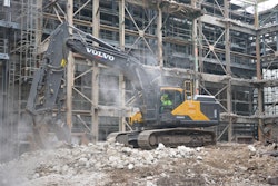 NADC estimated it would remove 2,500 tons of steel, concrete and miscellaneous scrap from the demolition site and recycle approximately 94 percent of it.