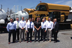 Curry Supply management team with visiting dignitaries at the company’s headquarters in Martinsburg, PA.