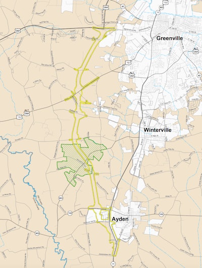NCDOT awarded a $159.6 million design-build contract to Barnhill Contracting for the 12.4-mile, four lane divided highway project scheduled to start construction in March 2016.