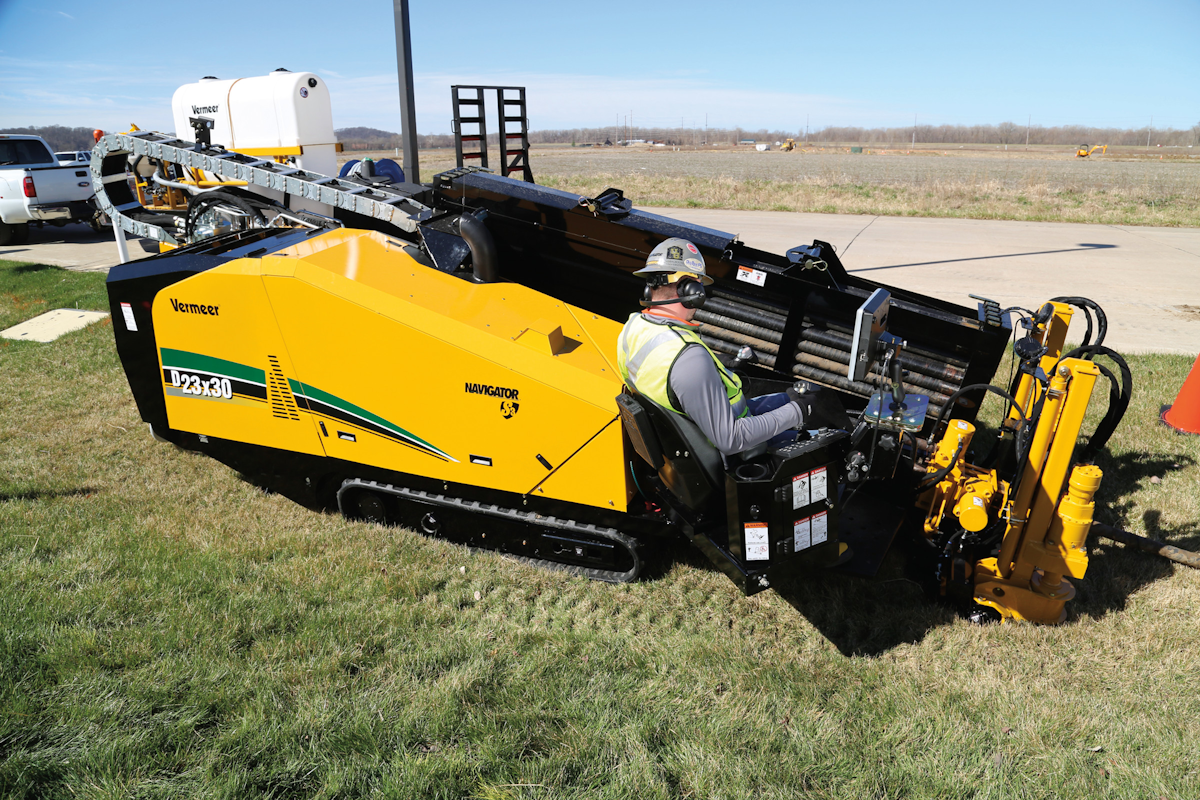 Vermeer D23x30 S3 HDD horizontal directional drill built for speed