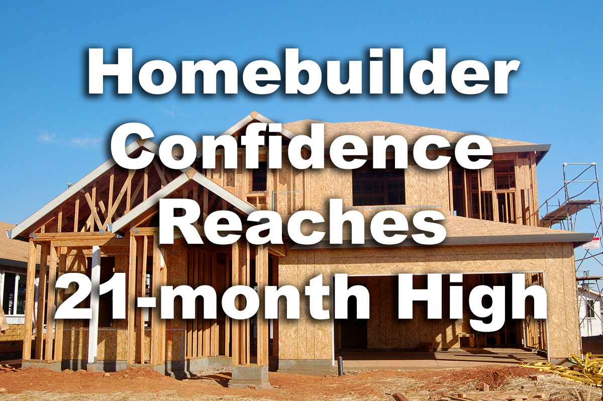 Video: Homebuilder Confidence Reaches 21-month High