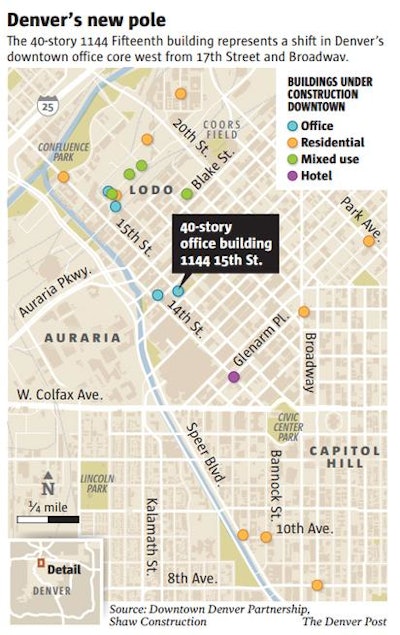 Denver has seen a total of $4.8 billion investment in its downtown since 2010.
