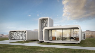 Plans for the first functional 3D printed building include and open, flexible space that allows for a range of uses and team sizes. It will also feature a small digital fabrication facility and a 3D printing exhibition space.