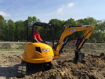 Rooter Man's new JCB 8035 ZTS is a true zero tailswing compact excavator incorporating a stable undercarriage that is matched to its dig envelope for optimum performance and safety.