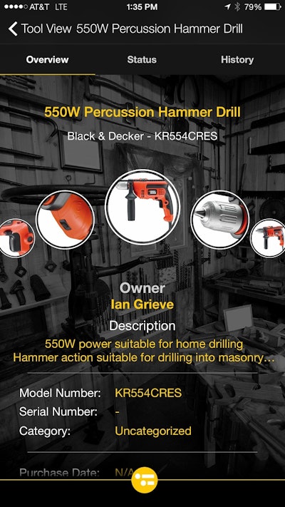 Using ShareMyToolbox to catalog tools lets contractors catalog serial numbers, models, purchase dates and prices.