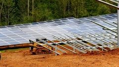 The site contains 9,828 panels and produces 3MW DC of electricity, enough to power approximately 250 area homes.