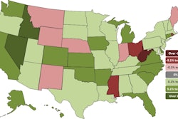 Idaho added the highest percentage of new construction jobs between June 2014 and June 2015 followed by Nevada, Michigan, Arkansas and North Carolina.