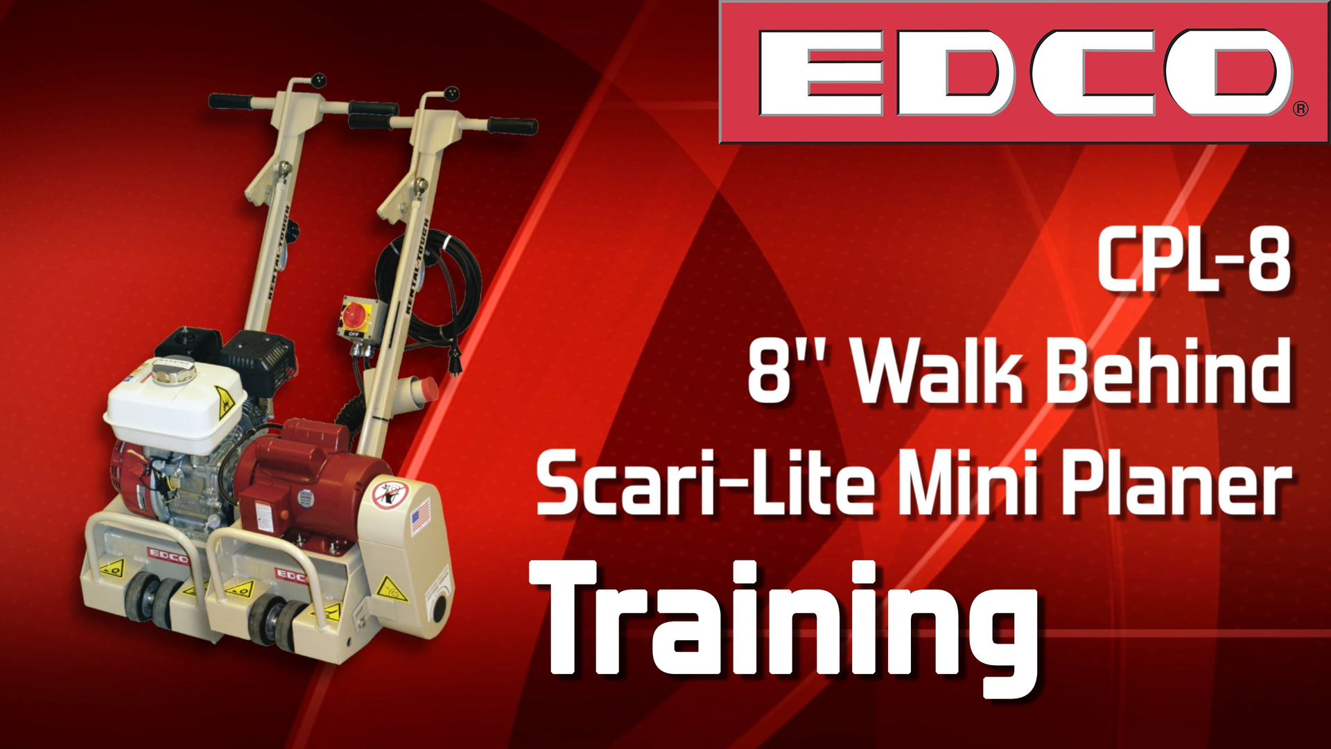 Video: How to Use EDCO's CPL-8 8-in. Scari-Lite Mini Planer