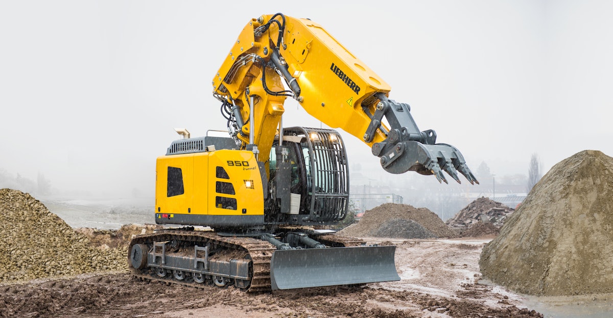 Liebherr R 950 Tunnel Crawler Excavator From Liebherr USA, Co