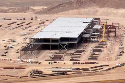 Tesla's lithium-ion cell Gigafactory currently under construction just outside Reno, Nev., could be the largest of its kind in the world, and with more land acquisitions planned could be the largest building in terms of footprint in the world.