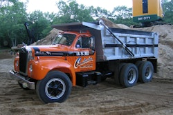 Truck technology has progressed a long way since this 1960 Mack B61 dump truck was introduced.
