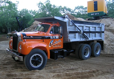 Truck technology has progressed a long way since this 1960 Mack B61 dump truck was introduced.