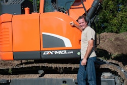 Richard Johnston, owner of Johnston Landscaping Maintenance, says the 1-year lease will allow him to expand his customer base by taking on a variety of bigger landscaping projects.