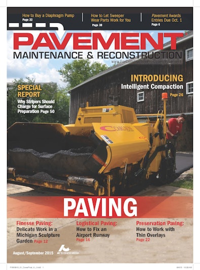 Pavement Maintenance & Reconstruction Aug/Sept 2015