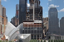 Construction of Three World Trade Center.