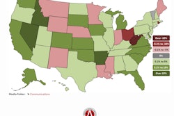 New York shed more construction jobs than any other state, followed by Indiana, Ohio and Connecticut. Indiana and Connecticut lost the highest percentage of construction jobs between June and July, followed by West Virginia and Minnesota.