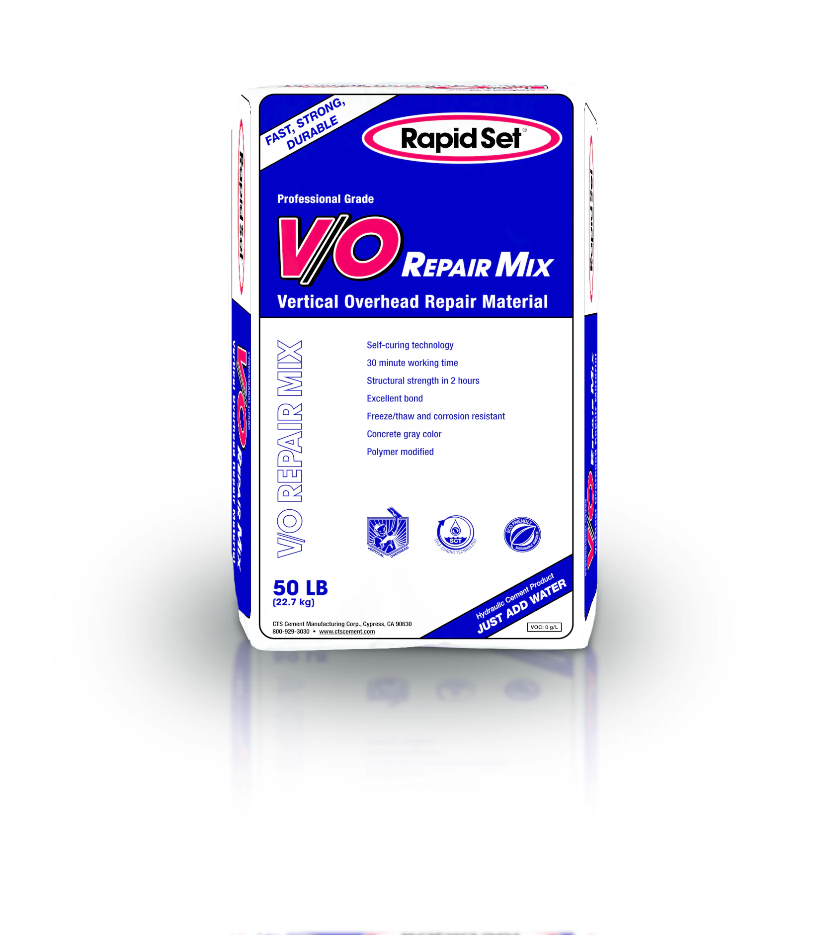 Rapid Set V O Repair Mix From Cts From Cts Cement Manufacturing Corp For Construction Pros