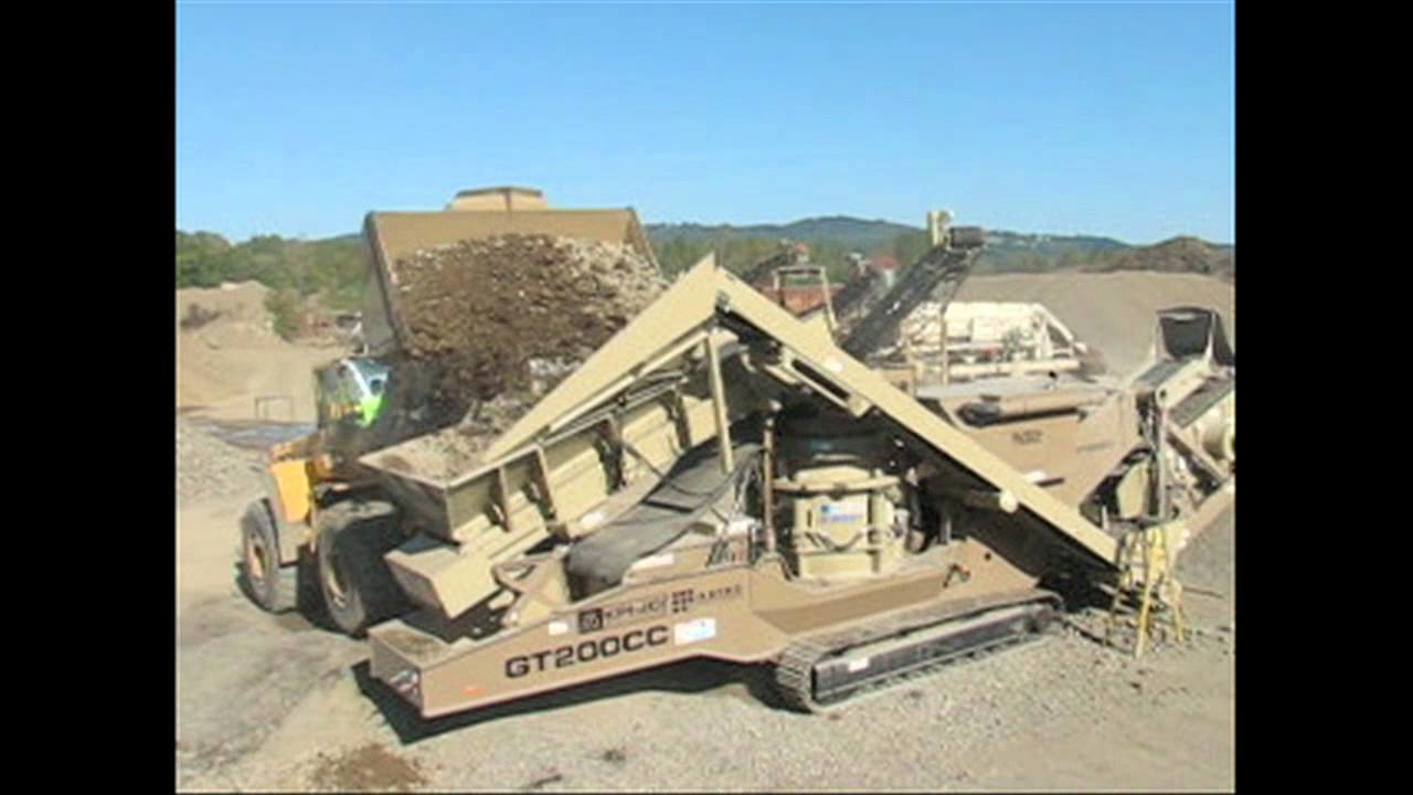 Video: KPI-JCI GT200 Track-mounted Cone Crushing Plant