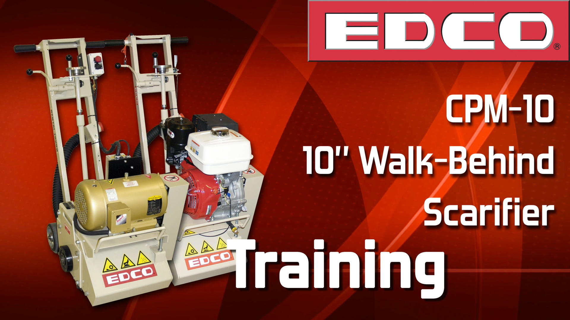 [VIDEO] How to Use the EDCO CPM-10 Walk-Behind Scarifier
