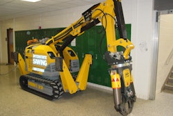 Interstate Sawing Company first used the Brokk 260 during work at a high school in Menomonee Falls, Wisconsin.