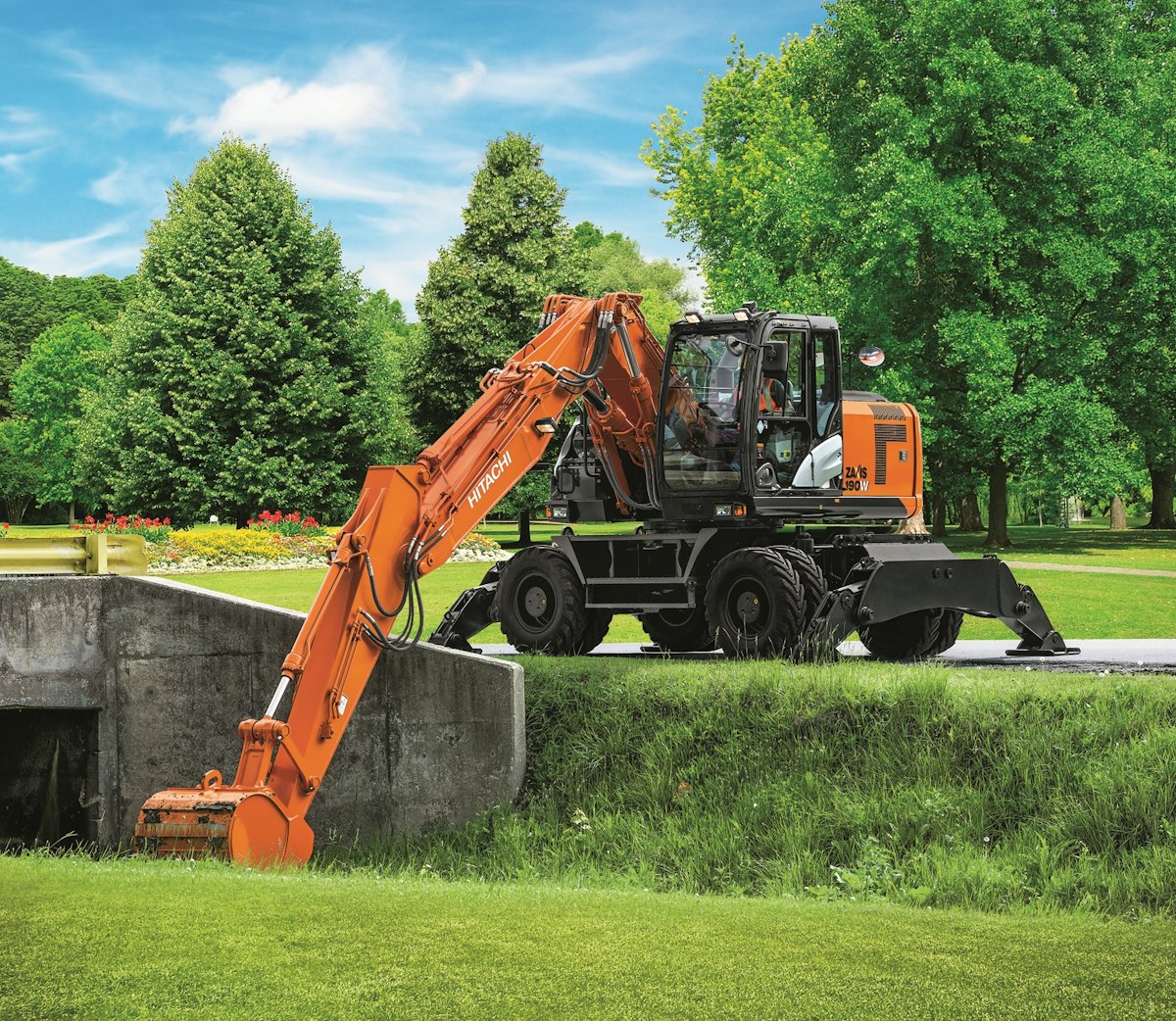 Hitachi ZX190W-5 and ZX230W-5 Wheeled Excavators From