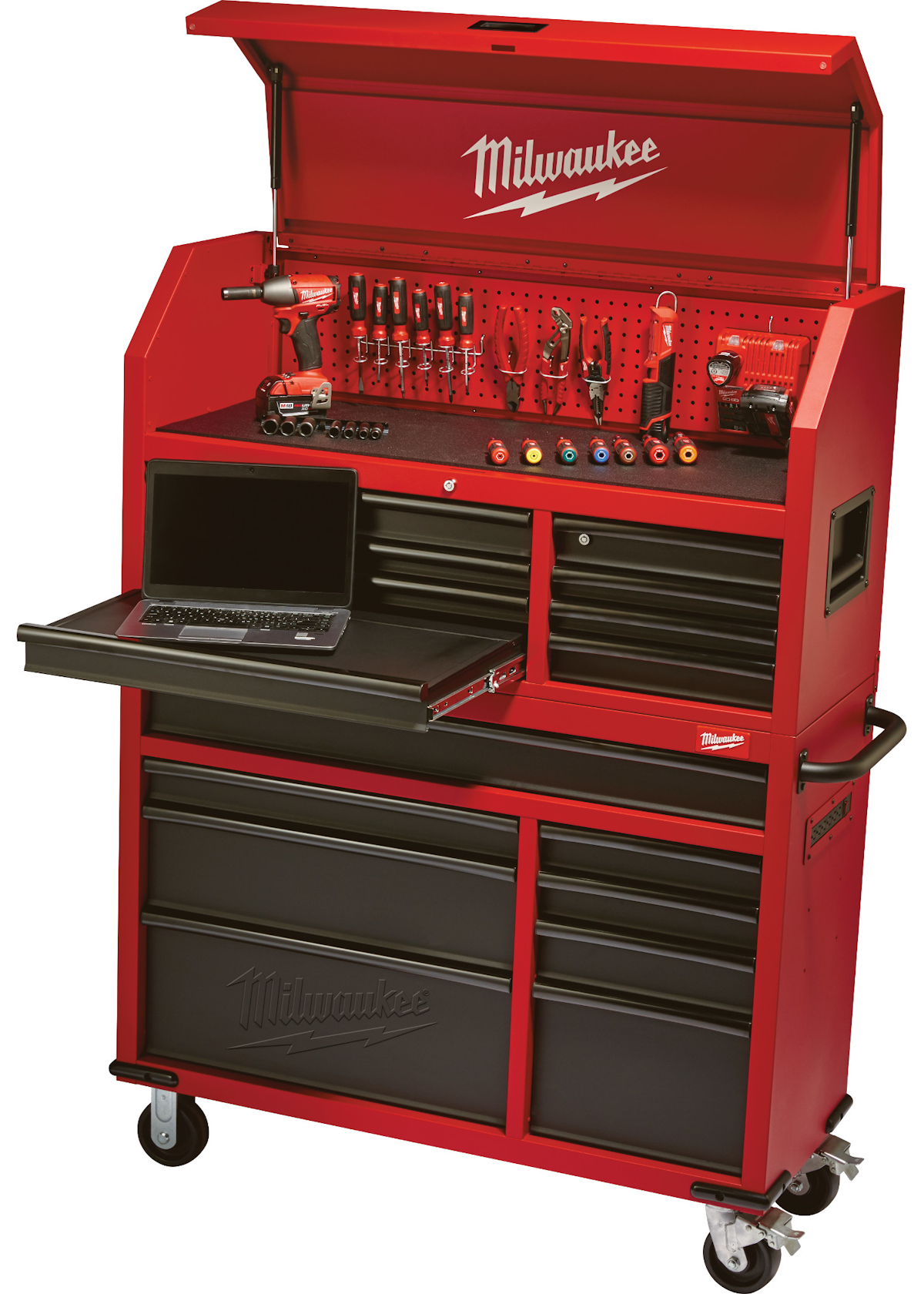 Milwaukee 46in. Steel Storage Chest and From Milwaukee Tool