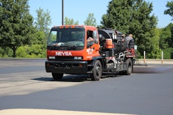 “When it’s not drying, when it doesn’t cure, when you’re concerned about tracking – that’s when you’re going to get yourself into a bind,” says Tony Heffernan. “Those are signs you should stop sealcoating.”