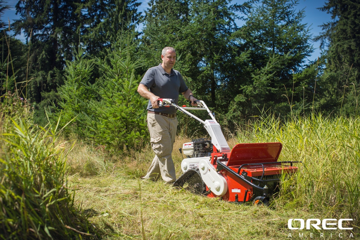 Push behind brush hog shop