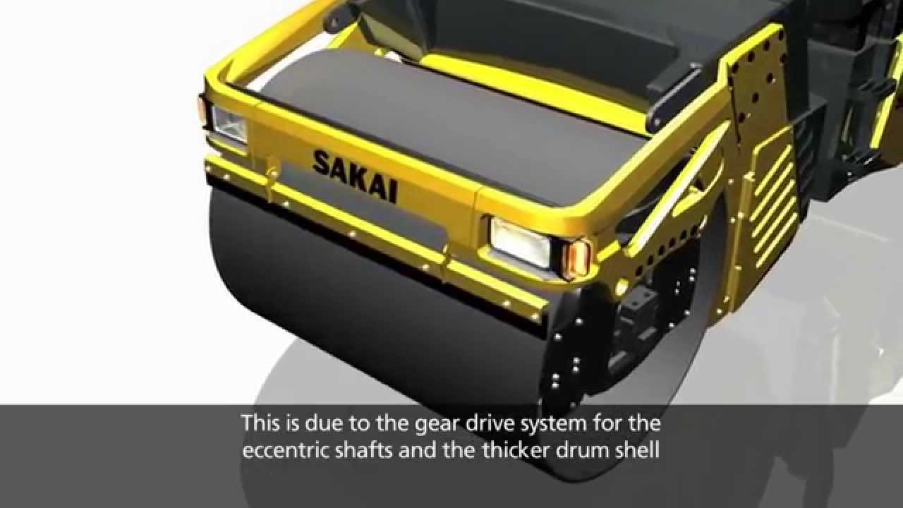 [VIDEO] Sakai's ND Series Asphalt Rollers - Oscillation & Vibration