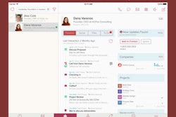 Users can also sort contacts by when you first met, when you last talked or distance from you. Contacts can also be organized by people you want to track with custom lists.