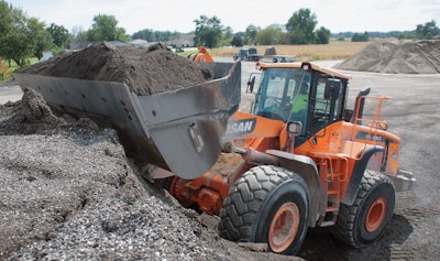 Doosan offers automatic boom kick-out and a return-to-dig feature on its loaders. These features help take the guesswork out of raising and lowering the boom, which ultimately saves time.