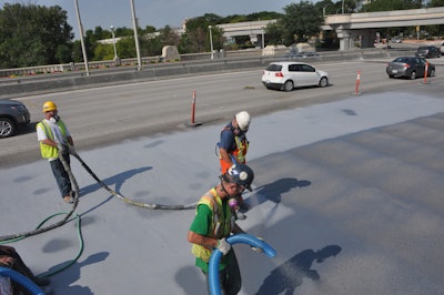 This new category of spray applied waterproofing products are seamless, rugged, fast curing, impervious to water, able to bridge cracks, and capable of lasting decades without extensive maintenance.