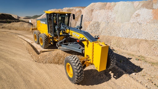 Cross slope and an open architecture approach to grade control systems are two useful tools that John Deere offers as standard equipment on its Grade Pro models.