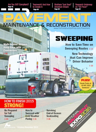 Pavement Maintenance & Reconstruction Oct/Nov 2015