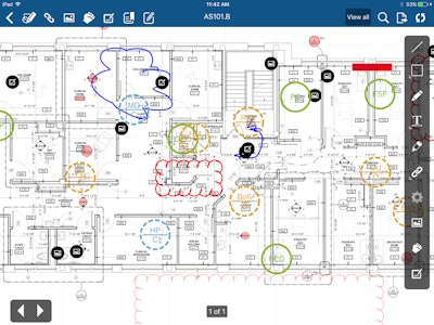 Capture and share real-time changes with real-time mark-up with the SKYSITE mobile app.