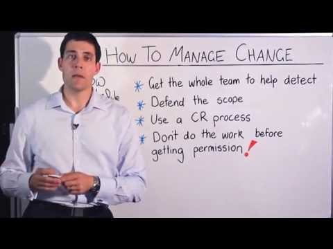 [VIDE] How To Manage Project Scope Change