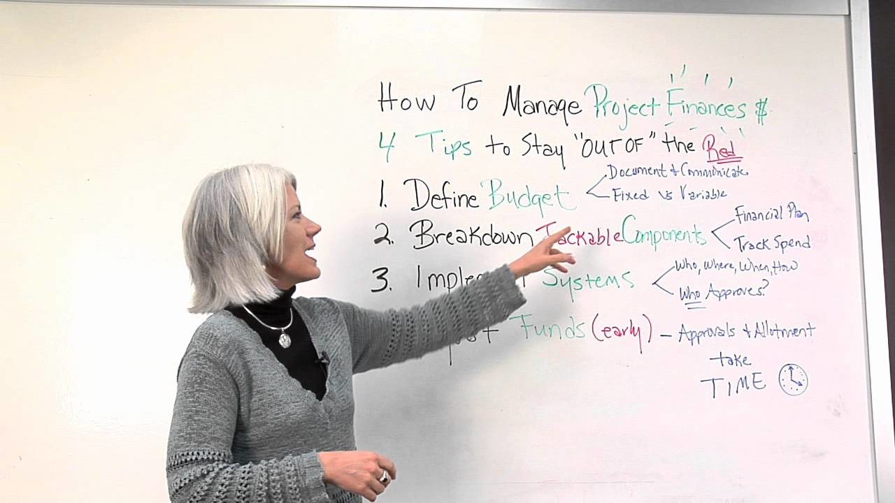 [VIDEO] Four Project Management Financial Tips