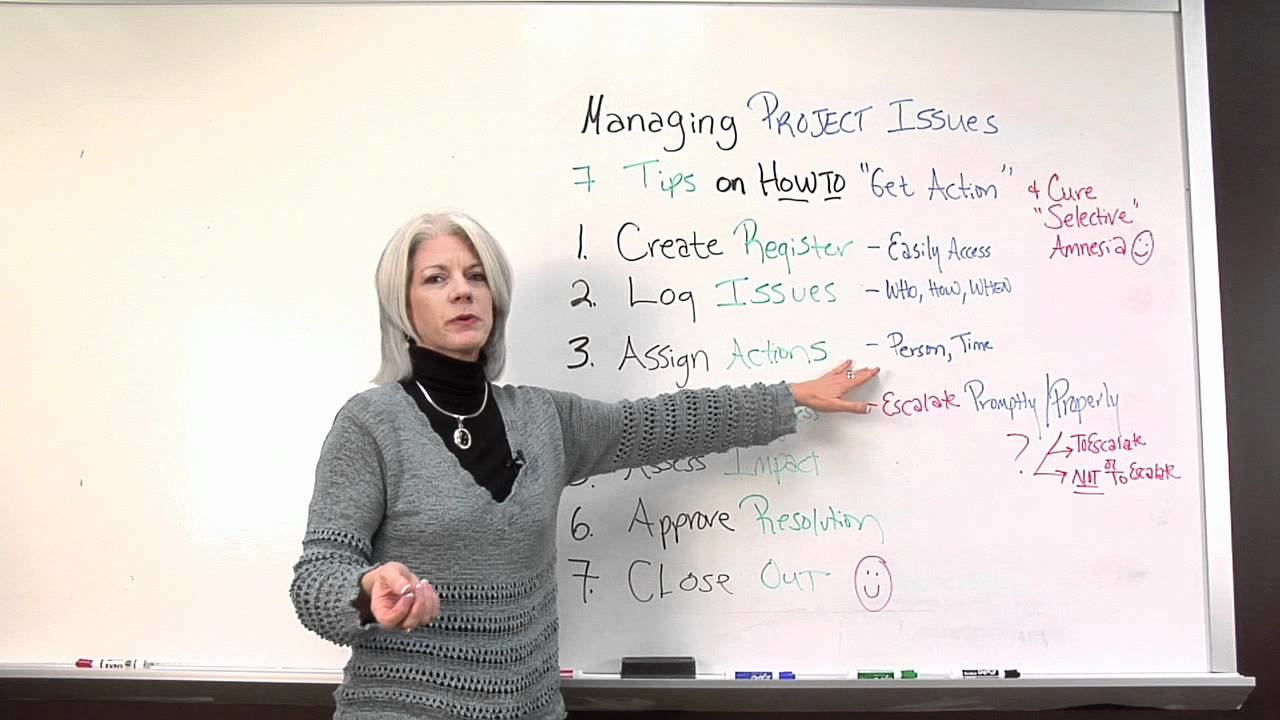 [VIDEO] 7 Tips to Manage Project Issues