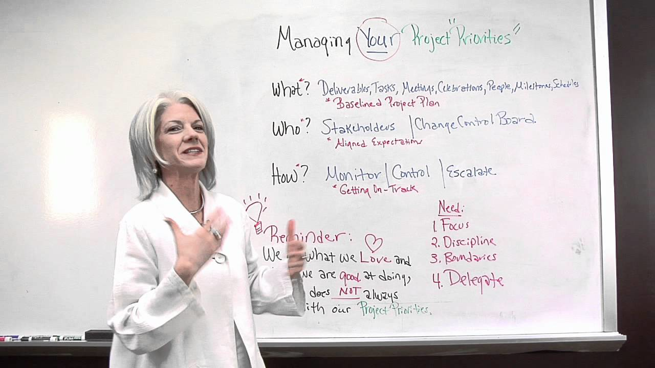 [VIDEO] Project Management - How To Manage Your Project Priorities