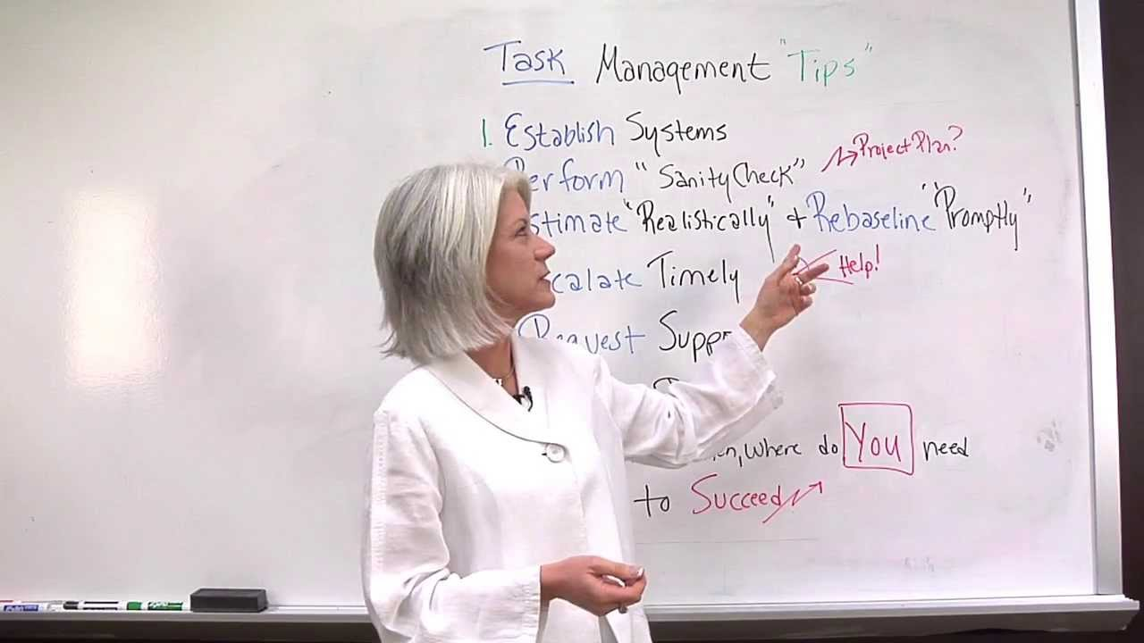 [VIDEO] 6 Task Management Tips For Time-Efficient Project Managers