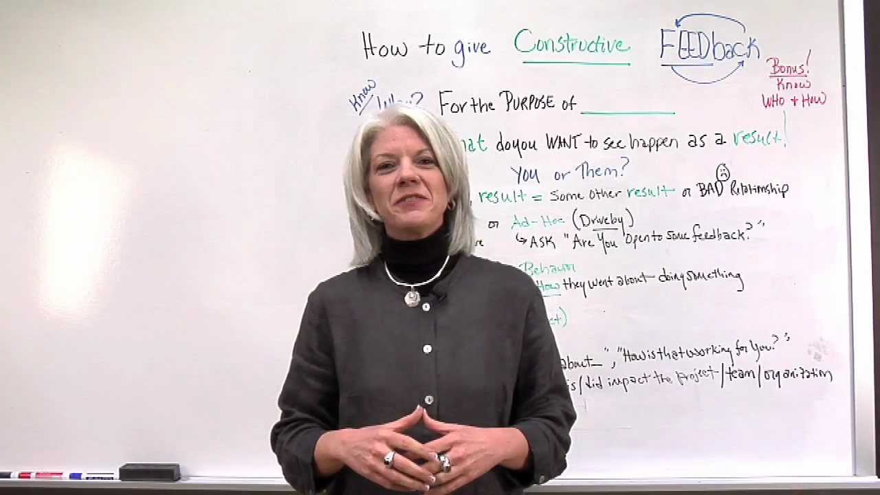 [VIDEO] Project Management - Managing Teams & Giving Feedback